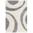thumbnail image 1 of SAFAVIEH Portofino Catrine Abstract Shag Area Rug, Ivory/Grey, 8' x 10', 1 of 7