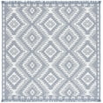 thumbnail image 1 of SAFAVIEH Prairie Ethelbert Geometric Area Rug, Blue/Grey, 6'7" x 6'7" Square, 1 of 11