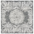 thumbnail image 1 of SAFAVIEH Precious Ariana Quatrefoil Area Rug, Black/Ivory, 6' x 6' Square, 1 of 8