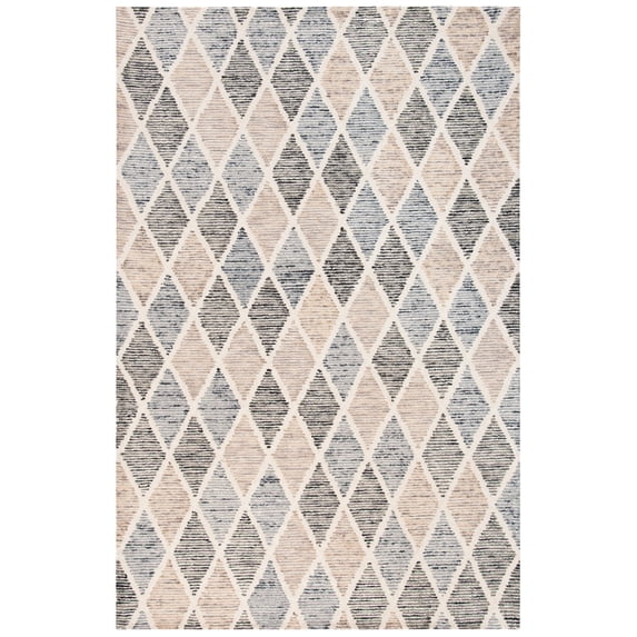 SAFAVIEH Precious Cearra Geometric Area Rug, Blue/Beige, 9' x 12'