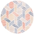 thumbnail image 1 of SAFAVIEH Precious Cornelius Geometric Area Rug, Blue/Rust, 6' x 6' Round, 1 of 7