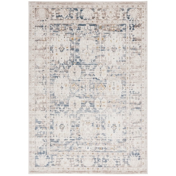 SAFAVIEH Prestige Amilia Oriental Area Rug, Beige/Blue, 4' x 6'