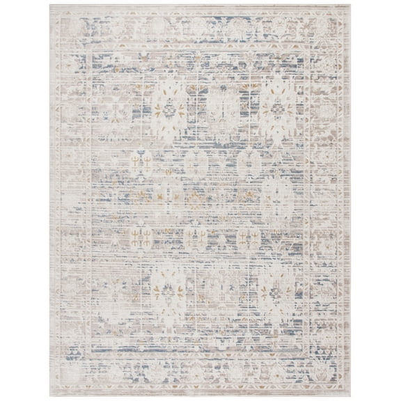 SAFAVIEH Prestige Amilia Oriental Area Rug, Beige/Blue, 9' x 12'