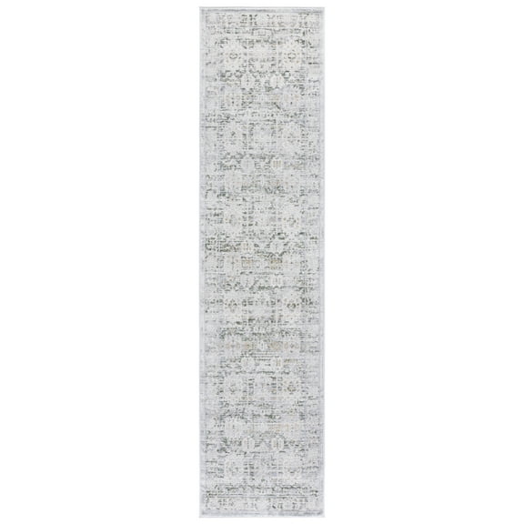 SAFAVIEH Prestige Amilia Oriental Runner Rug, Ivory/Gray, 2'3" x 8'