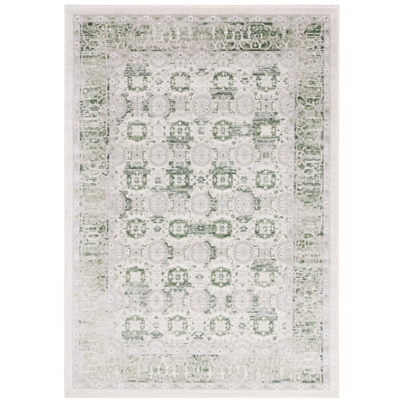 SAFAVIEH Prestige Bogdan Oriental Area Rug, Ivory/Light Green, 4' x 6'