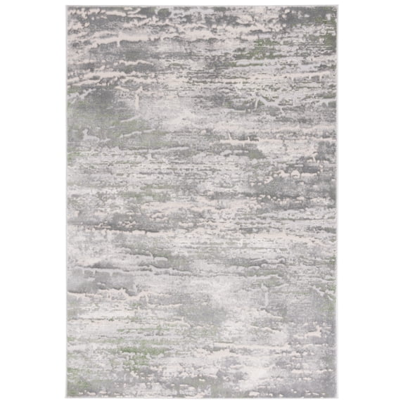 SAFAVIEH Prestige Cecilia Abstract Area Rug, Ivory/Light Green, 4' x 6'