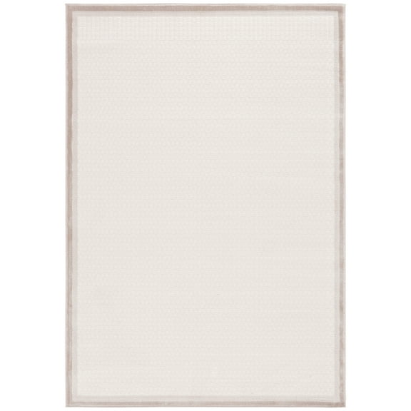 SAFAVIEH Prestige Clarisse Bordered Area Rug, Ivory/Beige, 9' x 12'