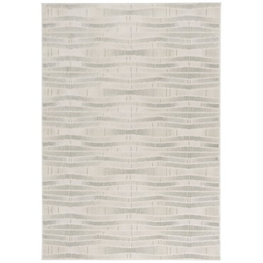SAFAVIEH Prestige Georgiana Geometric Area Rug, Ivory/Light Green, 8' x 10'