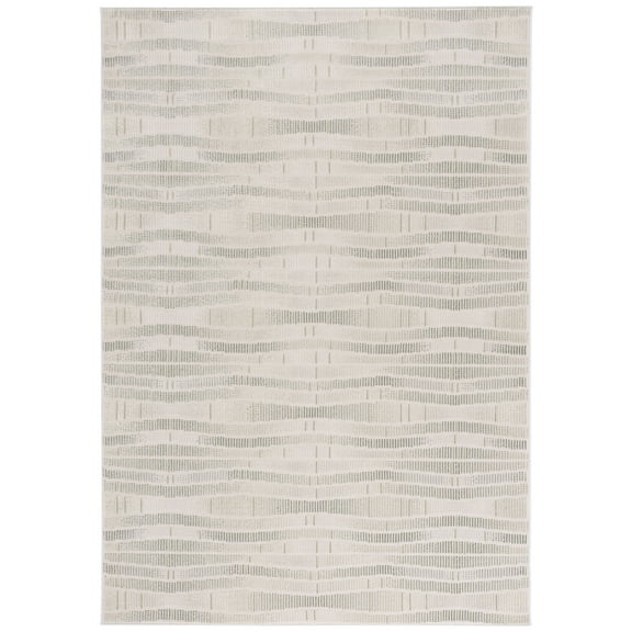 SAFAVIEH Prestige Georgiana Geometric Area Rug, Ivory/Light Green, 8' x 10'