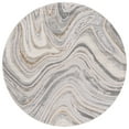 thumbnail image 1 of SAFAVIEH Prestige Rionach Abstract Area Rug, Ivory/Gray, 6'7" x 6'7" Round, 1 of 7