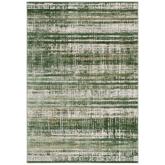 SAFAVIEH Prestige Tamsen Abstract Area Rug, Ivory/Green, 4' x 6'