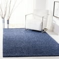 thumbnail image 1 of SAFAVIEH Primo Mason Solid Plush Shag Area Rug, Blue, 5'3" x 7'6", 1 of 8