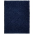 thumbnail image 1 of SAFAVIEH Primo Mason Solid Plush Shag Area Rug, Navy, 6'7" x 6'7" Square, 1 of 11