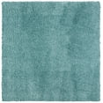 thumbnail image 1 of SAFAVIEH Primo Mason Solid Shag Area Rug, Aqua, 4' x 4' Square, 1 of 8