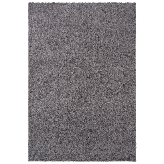SAFAVIEH Primo Mason Solid Shag Area Rug, Dark Grey, 6' x 9'