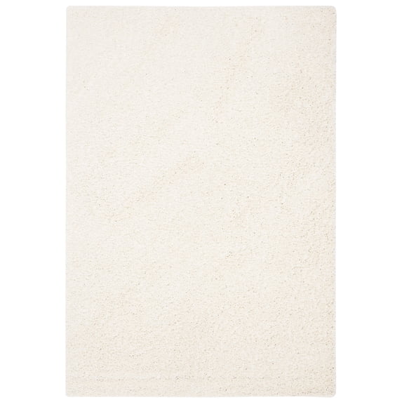 SAFAVIEH Primo Mason Solid Shag Area Rug, Ivory, 3' x 5'