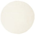 thumbnail image 1 of SAFAVIEH Primo Mason Solid Shag Area Rug, Ivory, 5' x 5' Round, 1 of 7
