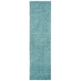thumbnail image 1 of SAFAVIEH Primo Mason Solid Shag Runner Rug, Aqua, 2'2" x 12', 1 of 7