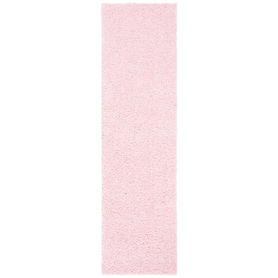 SAFAVIEH Primo Mason Solid Shag Runner Rug, Light Pink, 2'2" x 10'
