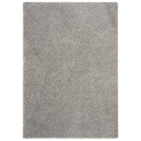 SAFAVIEH Primo Mason Solid Shag Area Rug, Light Grey, 2'2" x 4'