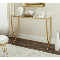 SAFAVIEH Princess Mirror Top Console Table, Gold/Mirror