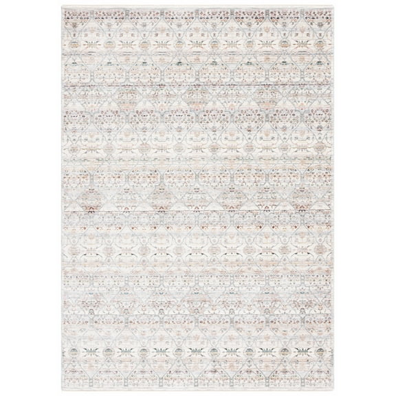 SAFAVIEH Princeton Barbara Abstract Area Rug, Ivory/Blue, 5' x 8'