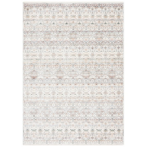 SAFAVIEH Princeton Barbara Abstract Area Rug, Ivory/Blue, 8' x 10'