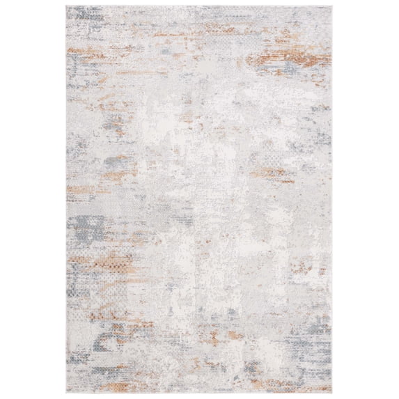 SAFAVIEH Princeton Beaufort Abstract Area Rug, Light Beige/Grey, 5'3" x 7'6"