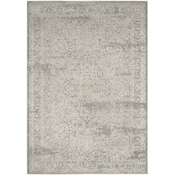 SAFAVIEH Princeton Collection PRN711G Grey / Beige Rug