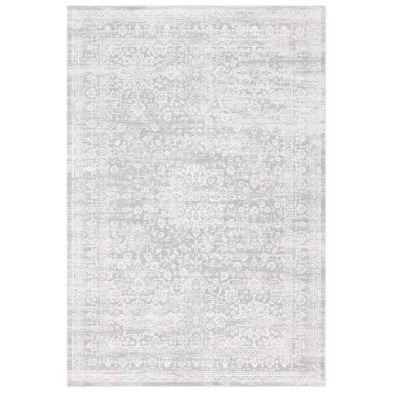 SAFAVIEH Princeton Collection PRN712G Grey / Beige Rug