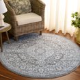 thumbnail image 1 of Safavieh Princeton Weldon Medallion Area Rug, Gray/Beige, 5' x 5' Round, 1 of 8