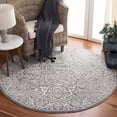 thumbnail image 1 of Safavieh Princeton Xavier Abstract Area Rug, Gray/Beige, 5' x 5' Round, 1 of 8