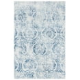 thumbnail image 1 of SAFAVIEH Princeton Carbrey Damask Area Rug, Blue/Beige, 5'3" x 7'6", 1 of 10