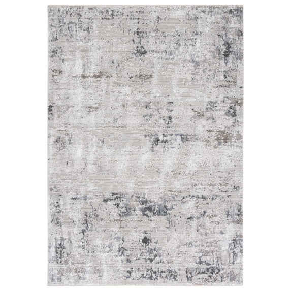 SAFAVIEH Princeton Gailia Abstract Area Rug, Ivory/Grey, 2'6" x 4'