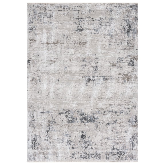 SAFAVIEH Princeton Gailia Abstract Area Rug, Ivory/Grey, 2'6" x 4'