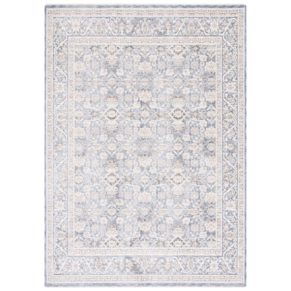 SAFAVIEH Princeton Keane Abstract Area Rug, Ivory/Blue, 5' x 8'