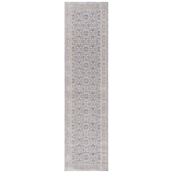 SAFAVIEH Princeton Keane Abstract Runner Rug, Sage/Ivory, 2'7" x 10'