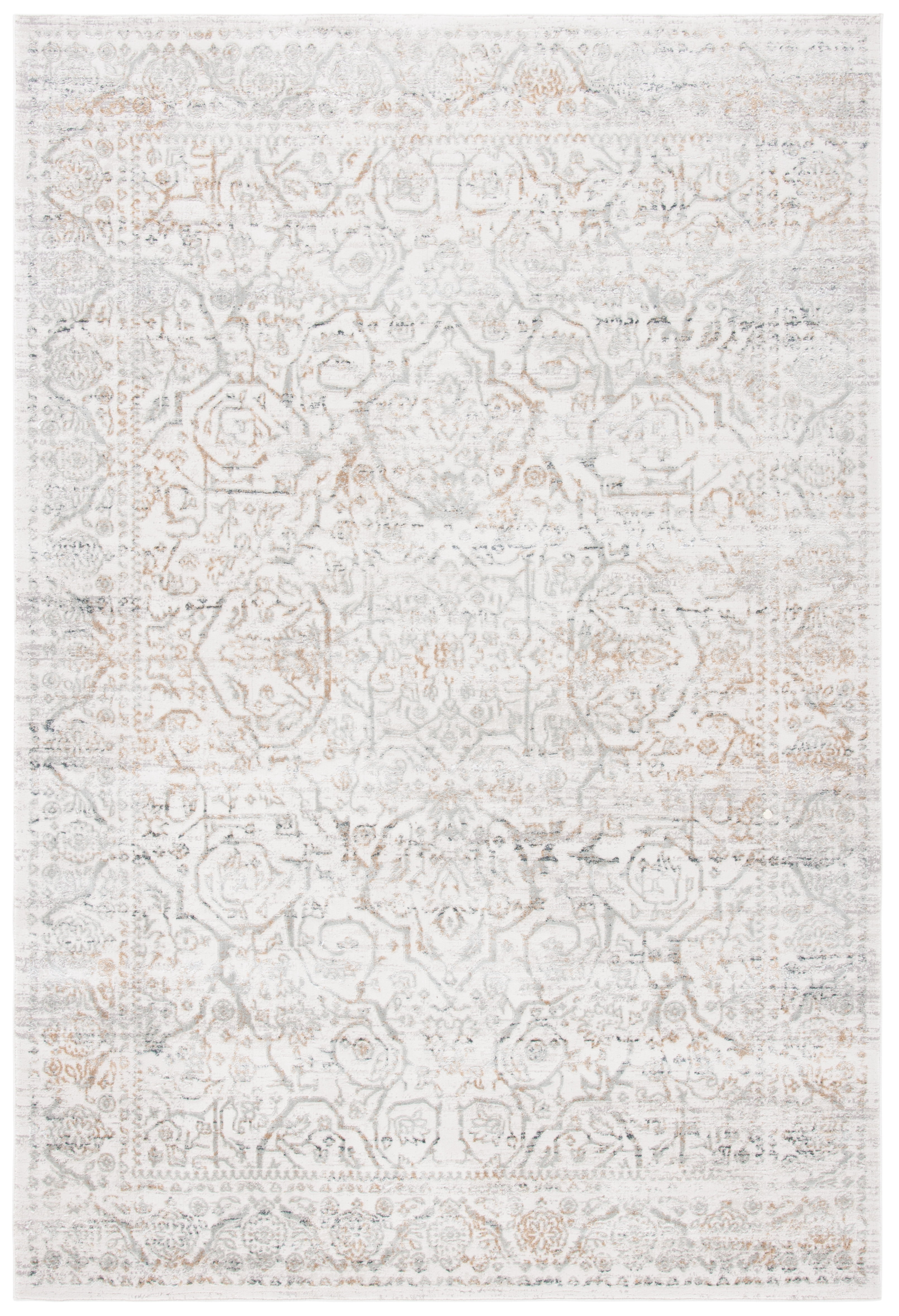 SAFAVIEH Princeton Xavier Abstract Area Rug, Beige/Grey, 6' x 9'