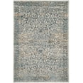 thumbnail image 1 of SAFAVIEH Princeton Xavier Floral Bordered Area Rug, Cream/Slate, 4' x 6', 1 of 4