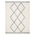 thumbnail image 1 of SAFAVIEH Pro Lux Akilah Geometric Shag Area Rug, Cream/Blue, 9' x 12', 1 of 12