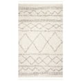 thumbnail image 1 of Safavieh Pro Lux Marie Geometric Shag Area Rug, Ivory/Light Gray, 2'6" x 4', 1 of 8