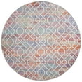 thumbnail image 1 of SAFAVIEH Provance Aubrey Geometric Area Rug, Cream/Orange, 6'7" x 6'7" Round, 1 of 8
