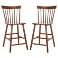 thumbnail image 1 of SAFAVIEH Providence Square Mid Back Counter Stool, Walnut (Set of 2), 1 of 15