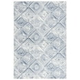 thumbnail image 1 of SAFAVIEH Pyramid Arseny Geometric Area Rug, Ivory/Blue, 5'3" x 7'8", 1 of 8
