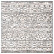 SAFAVIEH Pyramid Collection PYR260A Ivory / Charcoal Rug