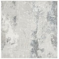 thumbnail image 1 of SAFAVIEH Pyramid Deacon Abstract Area Rug, Ivory Gray/Navy, 6'7" x 6'7" Square, 1 of 8