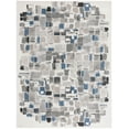 thumbnail image 1 of SAFAVIEH Pyramid Jonathon Abstract Area Rug, Ivory/Grey Navy, 9' x 12', 1 of 7