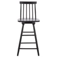 thumbnail image 1 of SAFAVIEH Quai Square Mid Back Counter Stool, Black, 1 of 12