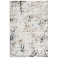 thumbnail image 1 of SAFAVIEH Quincy Ray Abstract Indoor/Outdoor Area Rug, Ivory/Beige, 5'3" x 7'6", 1 of 2