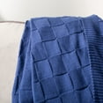 thumbnail image 1 of SAFAVIEH Racer Checkered Throw, 50" x 60", Marine, 1 of 2